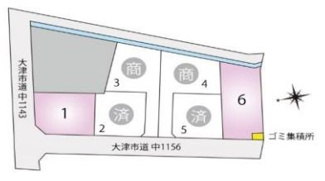 【区画図】 | 蓮池町　分譲６区画６号地