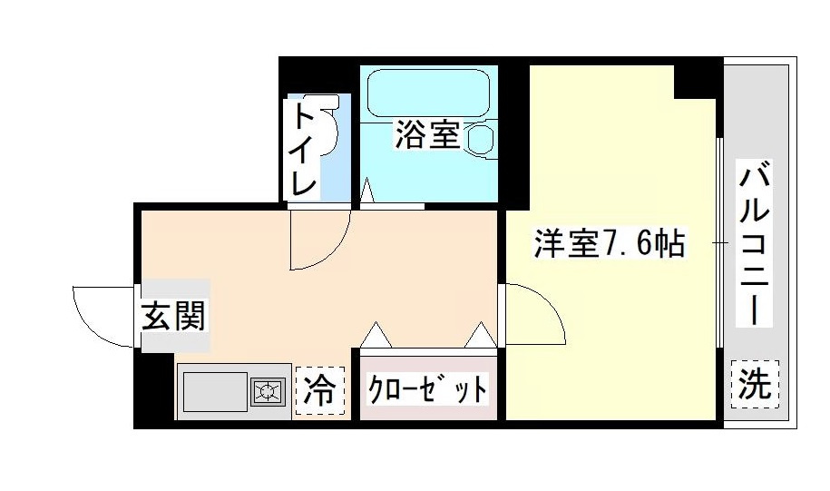 ローレルコート松勘の間取り|代表的な間取りです