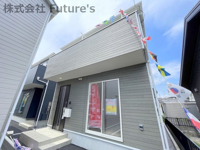 吉川市高富　新築戸建　全3棟　3号棟の外観|JR武蔵野線「吉川」駅徒歩13分の好立地