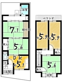 右・西院乾町31-2の画像