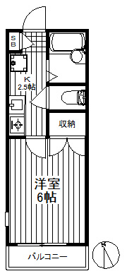 【間取り】 | エスポワール若尾