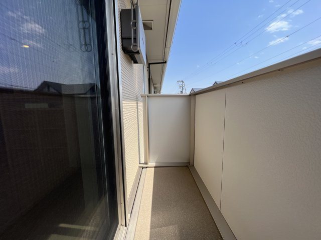 カザ　オリーブ　WESTのバルコニー