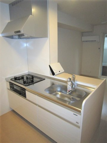 熊本市南区田迎３丁目のアパートのキッチン