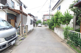 【前面道路含む現地写真】 | 鶴ヶ島市下新田　建築条件なし売地　東武越生線『一本松駅』徒歩7分　【新町小学区】