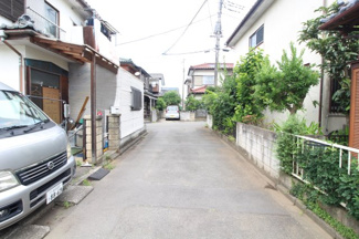 【前面道路含む現地写真】 | 鶴ヶ島市下新田　建築条件なし売地　東武越生線『一本松駅』徒歩7分　【新町小学区】