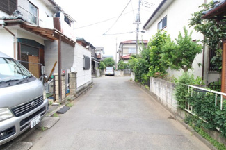 【前面道路含む現地写真】 | 鶴ヶ島市下新田　建築条件なし売地　東武越生線『一本松駅』徒歩7分　【新町小学区】