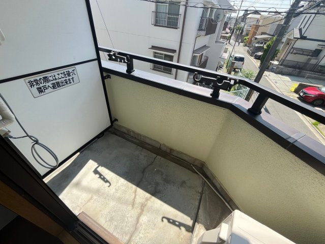 ハイツクローバーIIのバルコニー