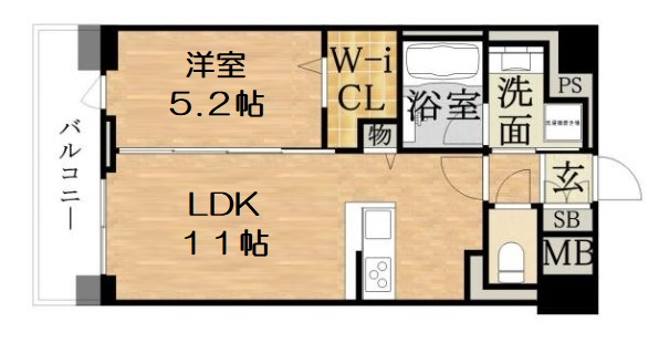 【間取り】 | セレーナ コンフォルト天神橋