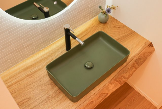 COLORSグリーンヒル南彦根6区画　のその他|～施工事例～　天然木造作洗面