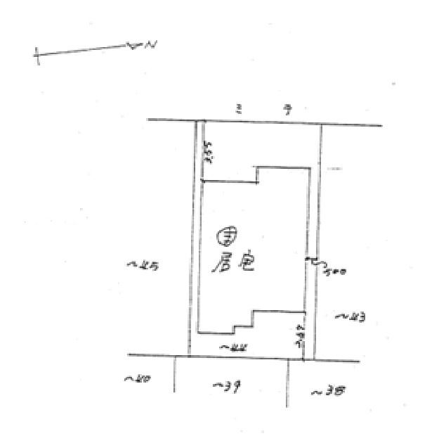 売土地～和歌山市西庄の土地図