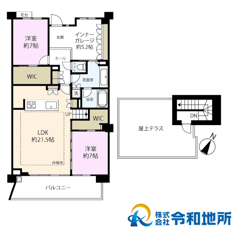 クリオ茅ヶ崎中海岸グランシックの間取り