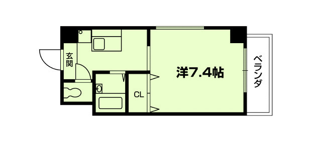 フォレストミヤザキの間取り|代表的な間取りです。