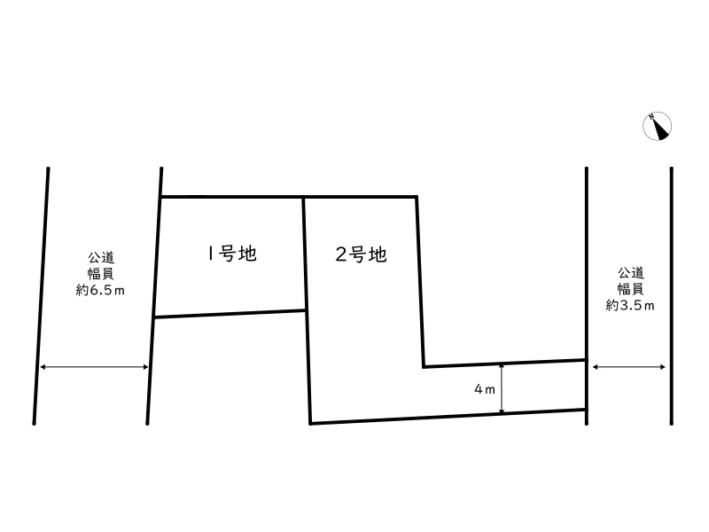神崎郡福崎町福崎新／2区画の区画図