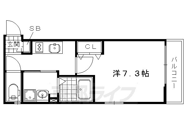 ベラジオ智恵光院の間取り|別タイプの間取りです。