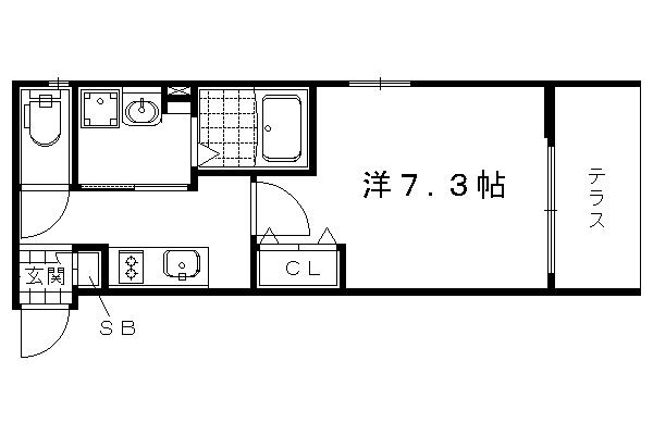 ベラジオ智恵光院の間取り|【代表的な間取りです】
