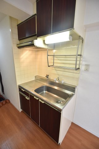 大阪市城東区中央１丁目の賃貸マンションのキッチン