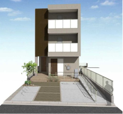 【外観パース】 | 凪 | （仮称）生麦5丁目メゾン　外観