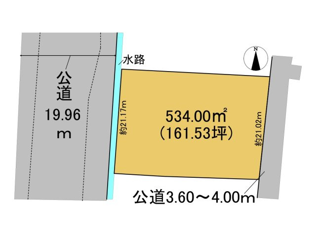 売土地　大垣市中野町2丁目　161.53坪