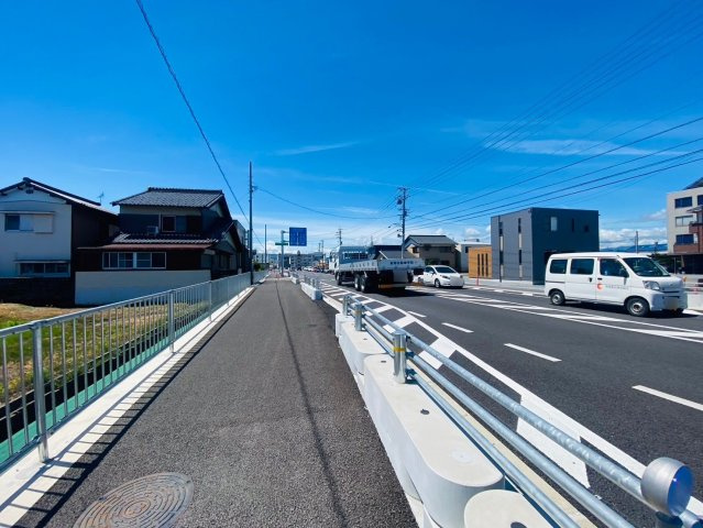 売土地　大垣市中野町2丁目　161.53坪の前面道路含む現地写真|現地(2024年6月10日)撮影