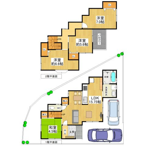 【間取り】の画像