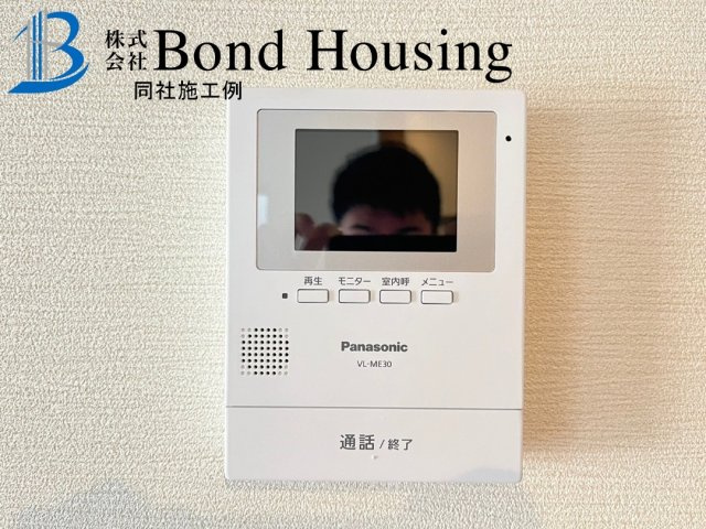 LDK21帖以上アリ　眺望良好　西朝霧丘全6区画　B号地の防犯設備|同社施工例
