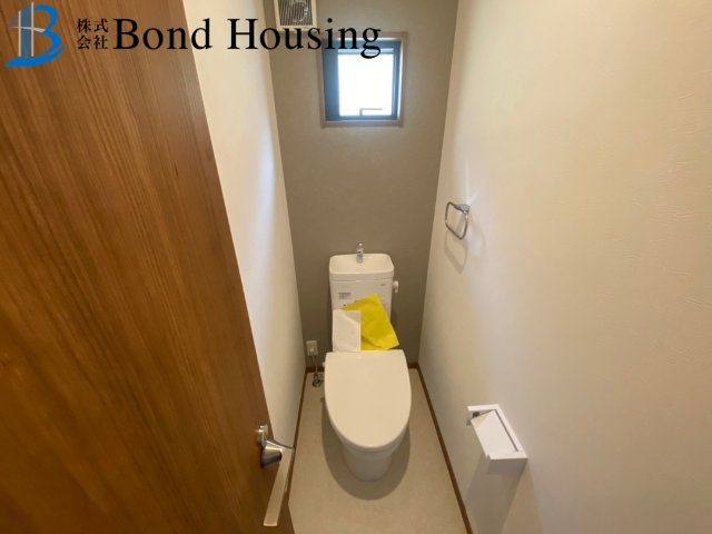 LDK21帖以上アリ　眺望良好　西朝霧丘全6区画　A号地のトイレ