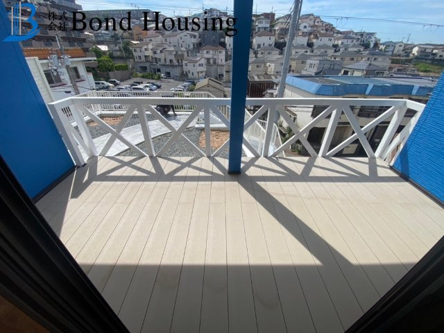 LDK21帖以上アリ　眺望良好　西朝霧丘全6区画　A号地のバルコニー