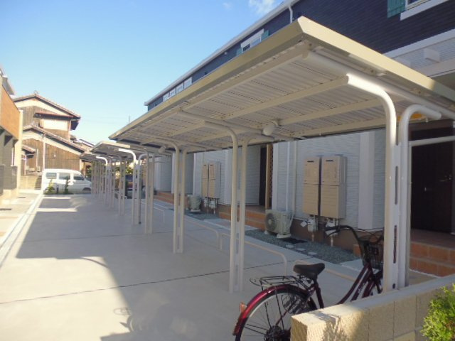 倉敷市中畝４丁目のアパートのその他共用部分|駐輪場