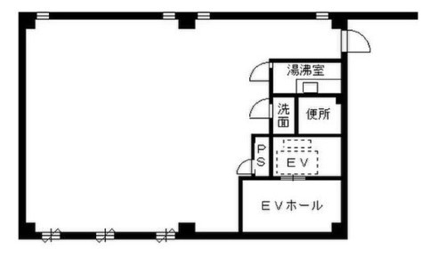 【間取り】 | 八興第2センタービル【　名古屋の貸事務所・貸オフィス　】 