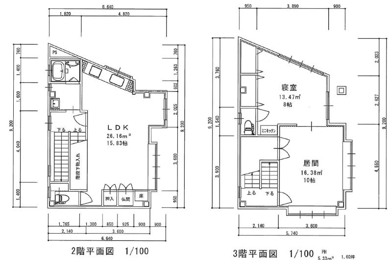 若松町一丁目貸店舗の間取り