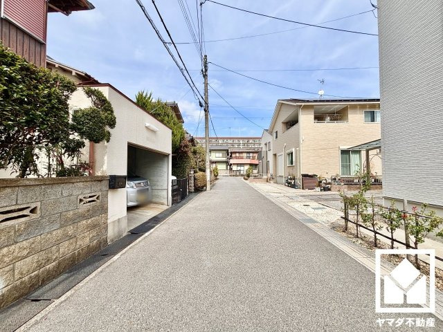 大津市蓮池町　６号地の前面道路含む現地写真