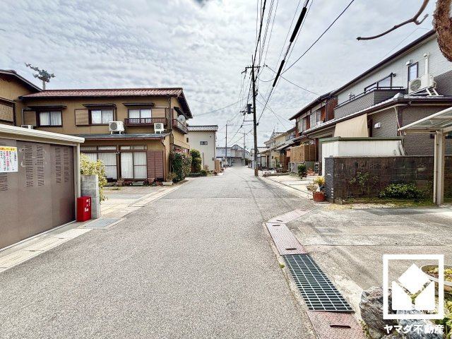 大津市蓮池町　６号地の前面道路含む現地写真