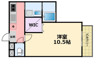 【間取り】 | フジパレス西宮鳴尾Ⅴ番館
