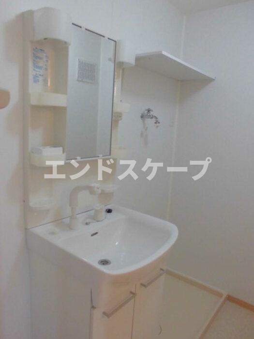 パークビュー元総社　弐番館の洗面所|高崎、前橋、伊勢崎エリアのお部屋探しはエンドスケープまで！お客様の理想お聞かせ下さい♪