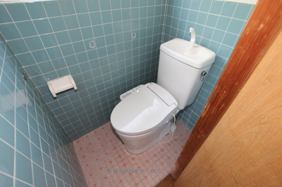 【トイレ】 | コーポ野上２ | 落ち着いた色調のトイレです