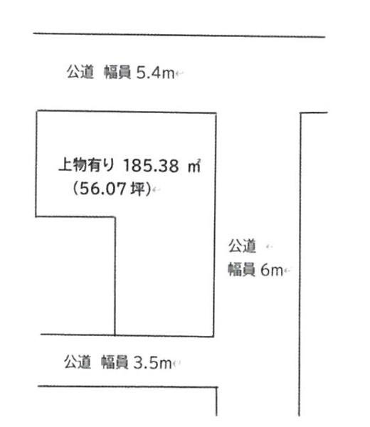 和歌山市雄松町3丁目　土地の土地図