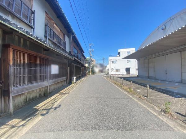 和歌山市雄松町3丁目　土地の前面道路含む現地写真