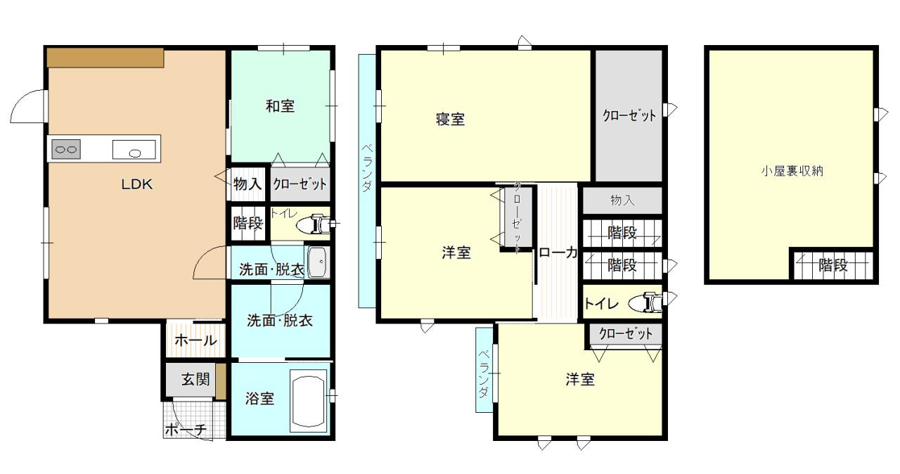 【No.6965】郡家中古住宅/4LDK/R2年築/室内綺麗の間取り