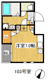 【間取り】 | Grandtic B 井尻　★プライスホームなら仲介手数料が割引価格です★