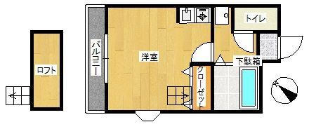 【間取り】 | 加島ビル | 現況優先。