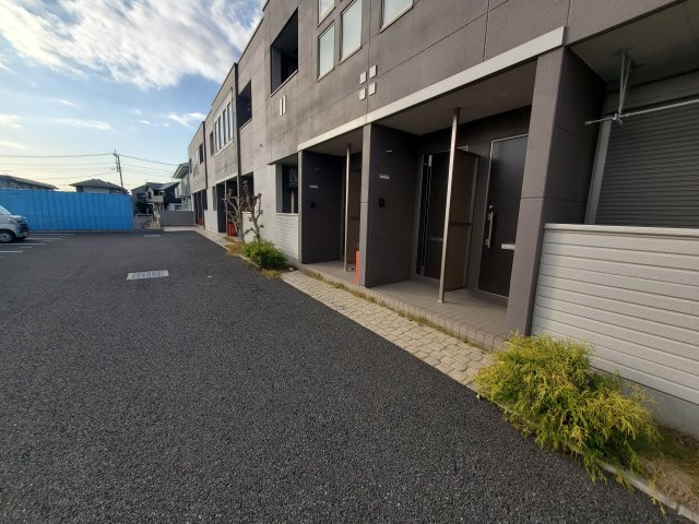 サンハイツのエントランス