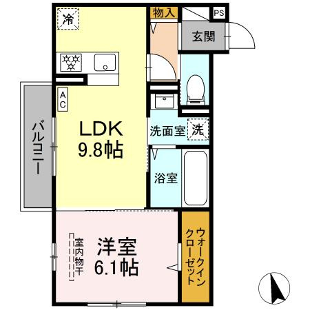 グレイス　寺家の間取り