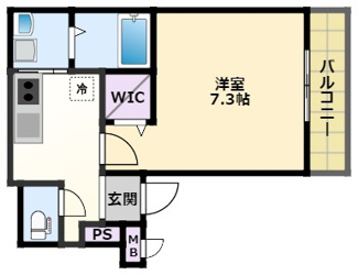 【間取り】 | フジパレス西宮鳴尾Ⅵ番館