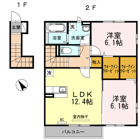 クレインの間取り