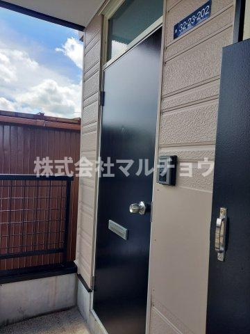 enハイツの玄関|毎日通る玄関はこちらです