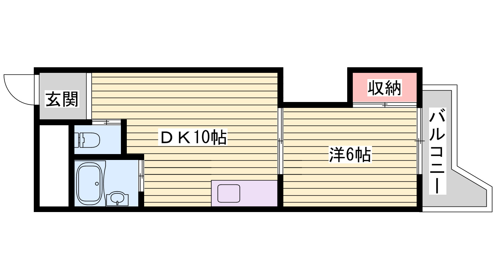 イトーピア野里の間取り