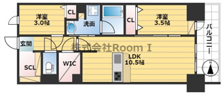 【間取り】 | アーバネックス谷町六丁目