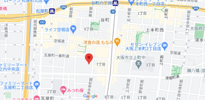 【地図】 | アーバネックス谷町六丁目