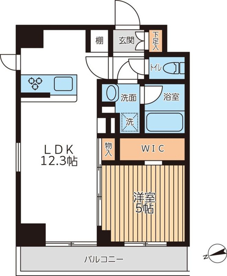 【間取り】 | アジールコート西馬込Ⅱ