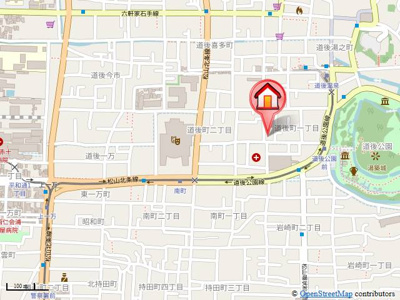 【地図】 | パークヒルズ道後